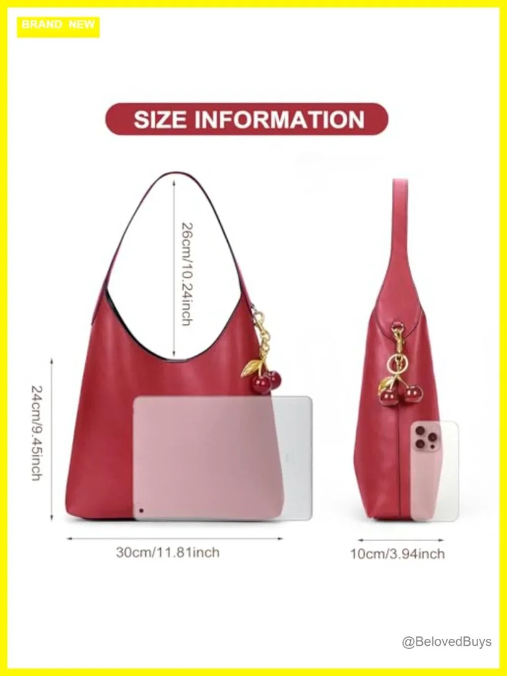Faux Suede Vegan Leather Hobo Bag Tote Shoulder Bag Slouchy Designer Handbag